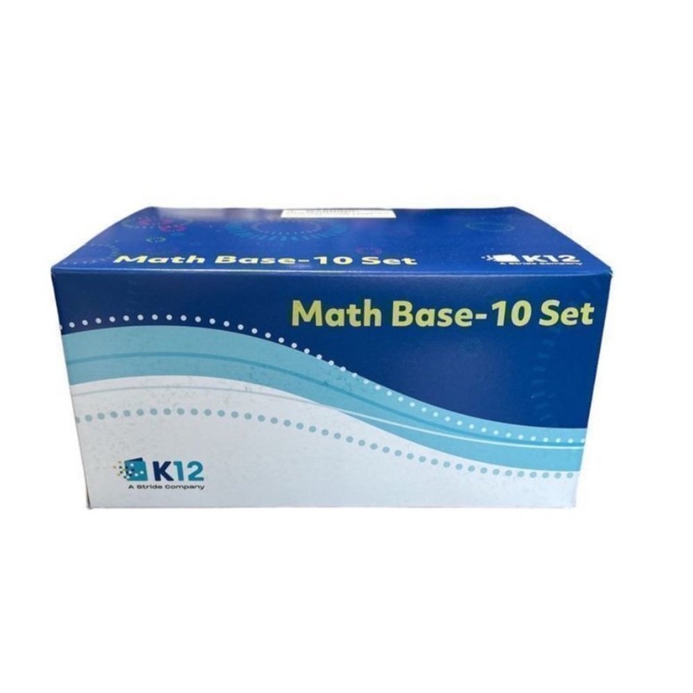 Math Base Set 10’s Set 10x10 Cube / 10’s / 100’s / Single Blue Educational